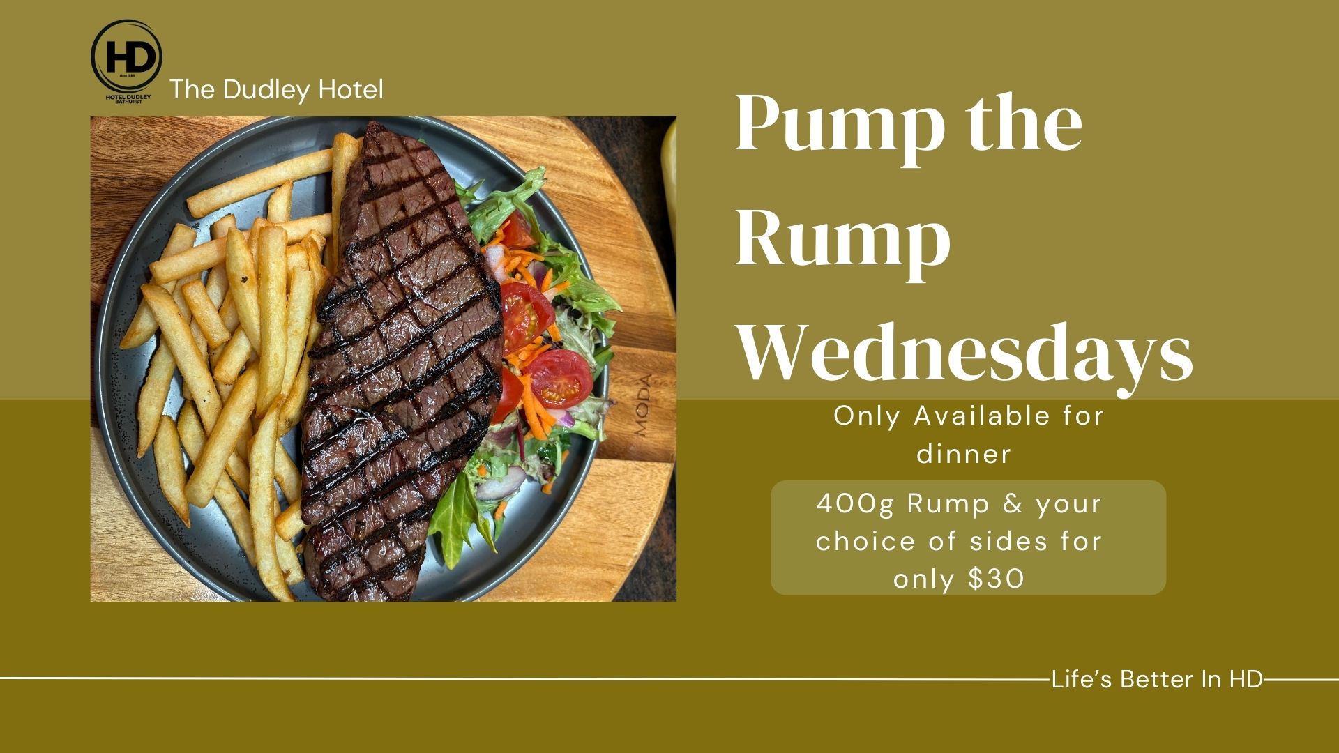 The Dudley - Pump The Rump Wednesdays!!!! Come on down from 5pm tonight ...