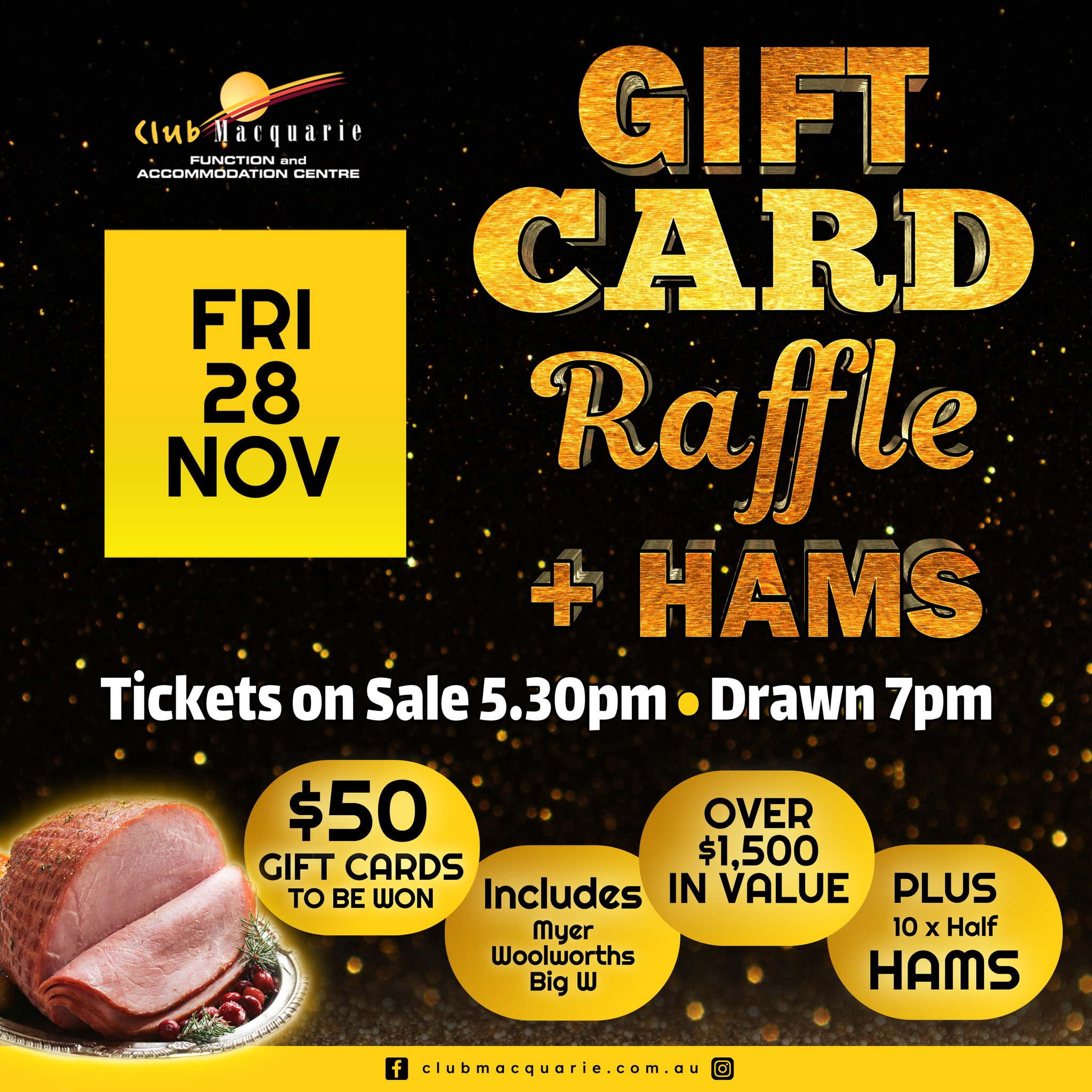 Club - Our Massive End of the Month GIFT CARD RAFFLE includes 10 x Half ...