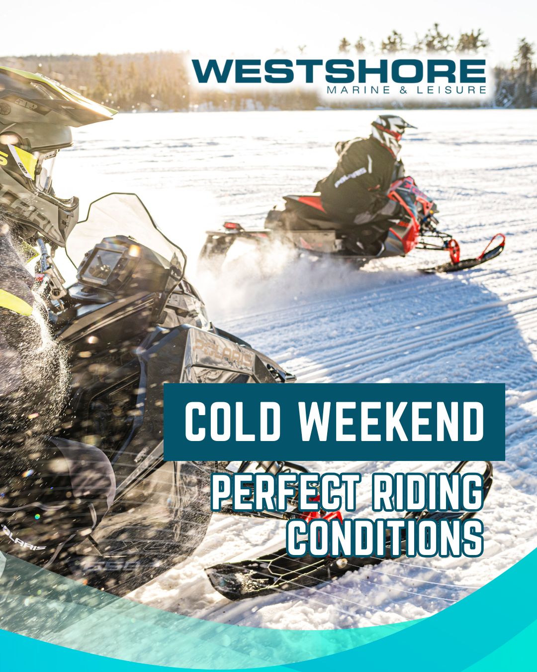 Westshore - ️ Cold Weekend, Perfect Riding Conditions ️ This cold snap ...