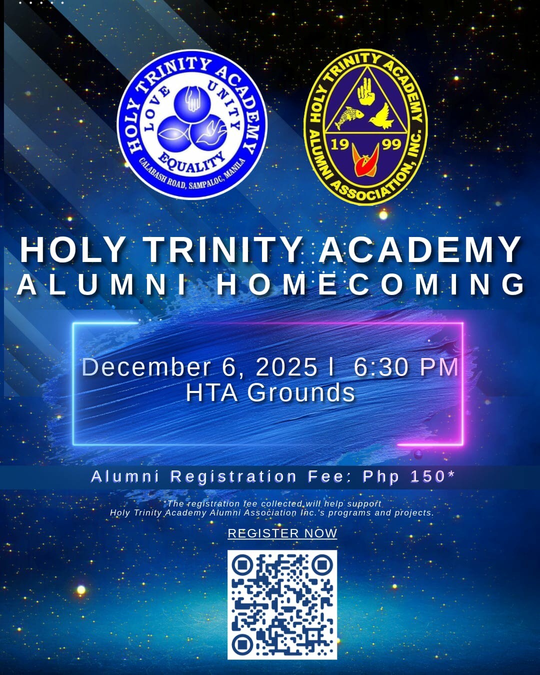 TODAY IS THE DAY, HTA ALUMNI!🤩🥳... - Holy Trinity Academy | Facebook