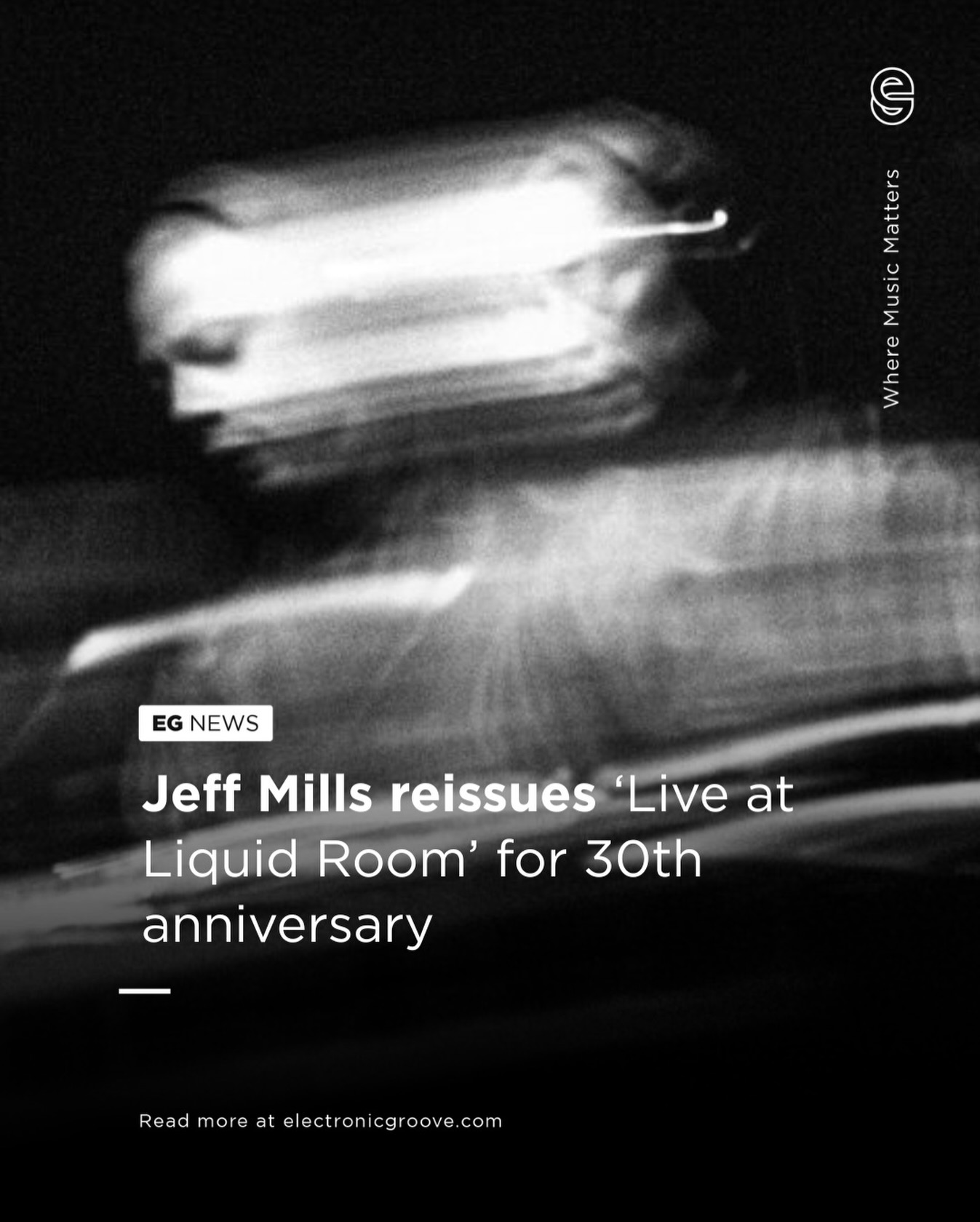 Jeff Mills' vinyl session at Liquid Room, Tokyo in 1995