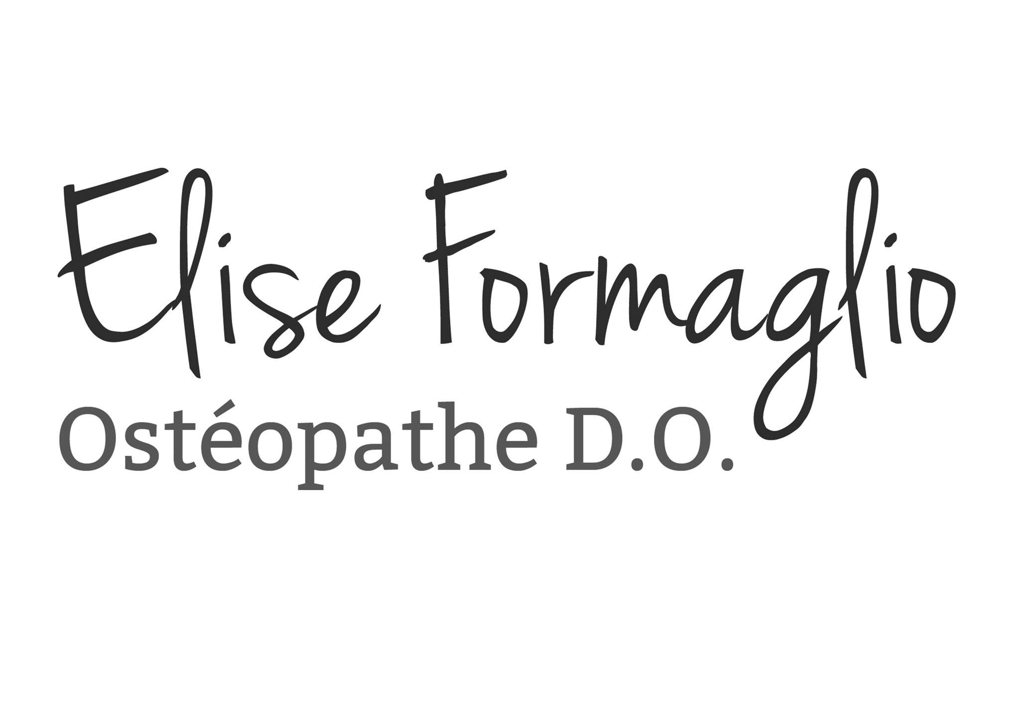 Elise Formaglio Ostéopathe