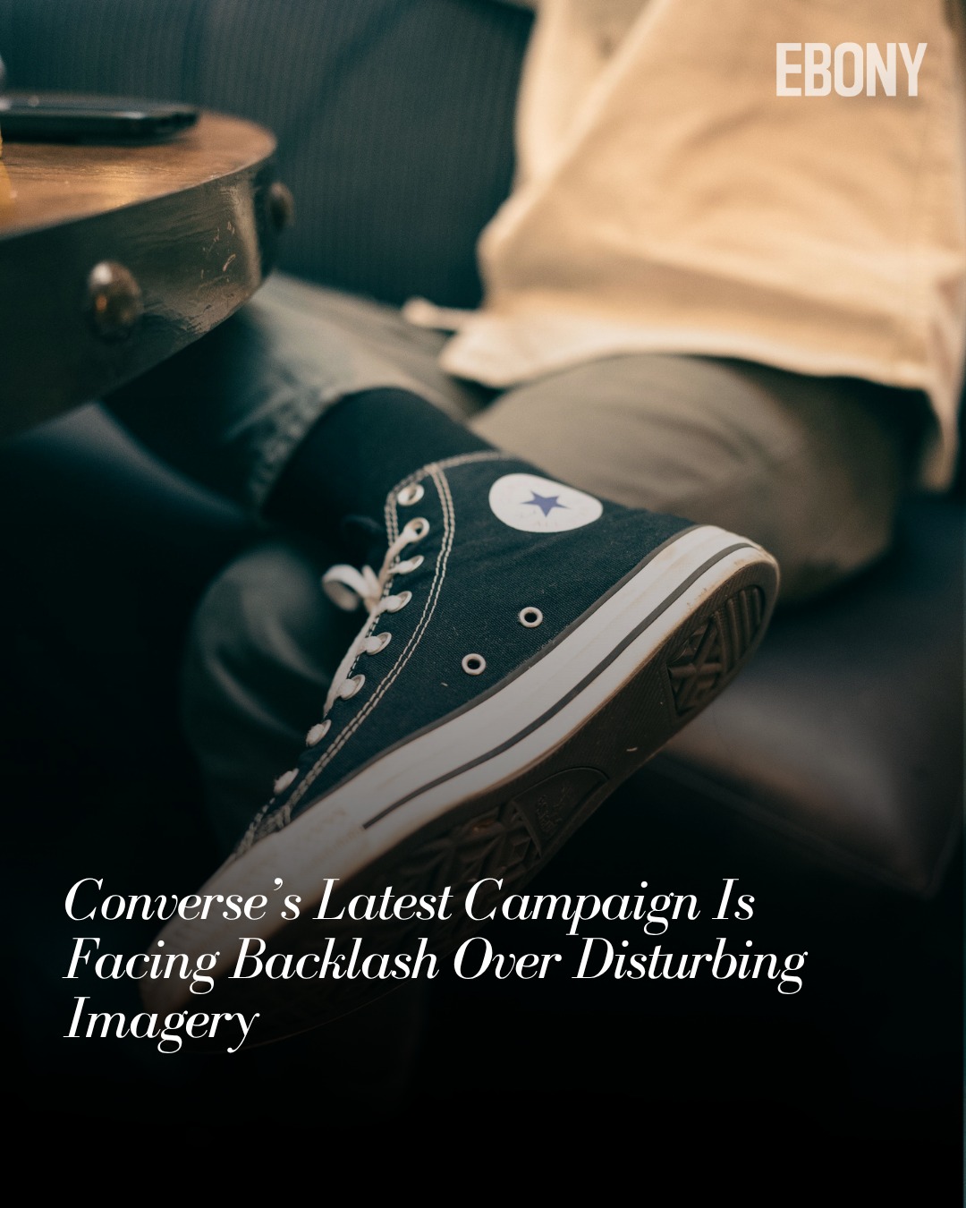 A sneaker campaign is drawing attention for all the wrong reasons