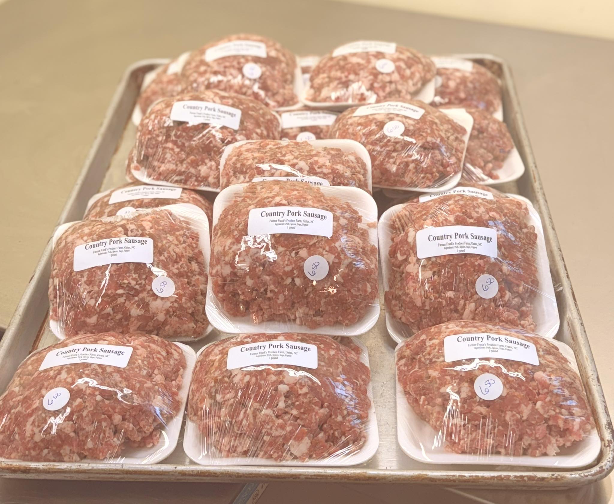 Homemade Sausage made today!... - Farmer Frank's Farm Market | Facebook