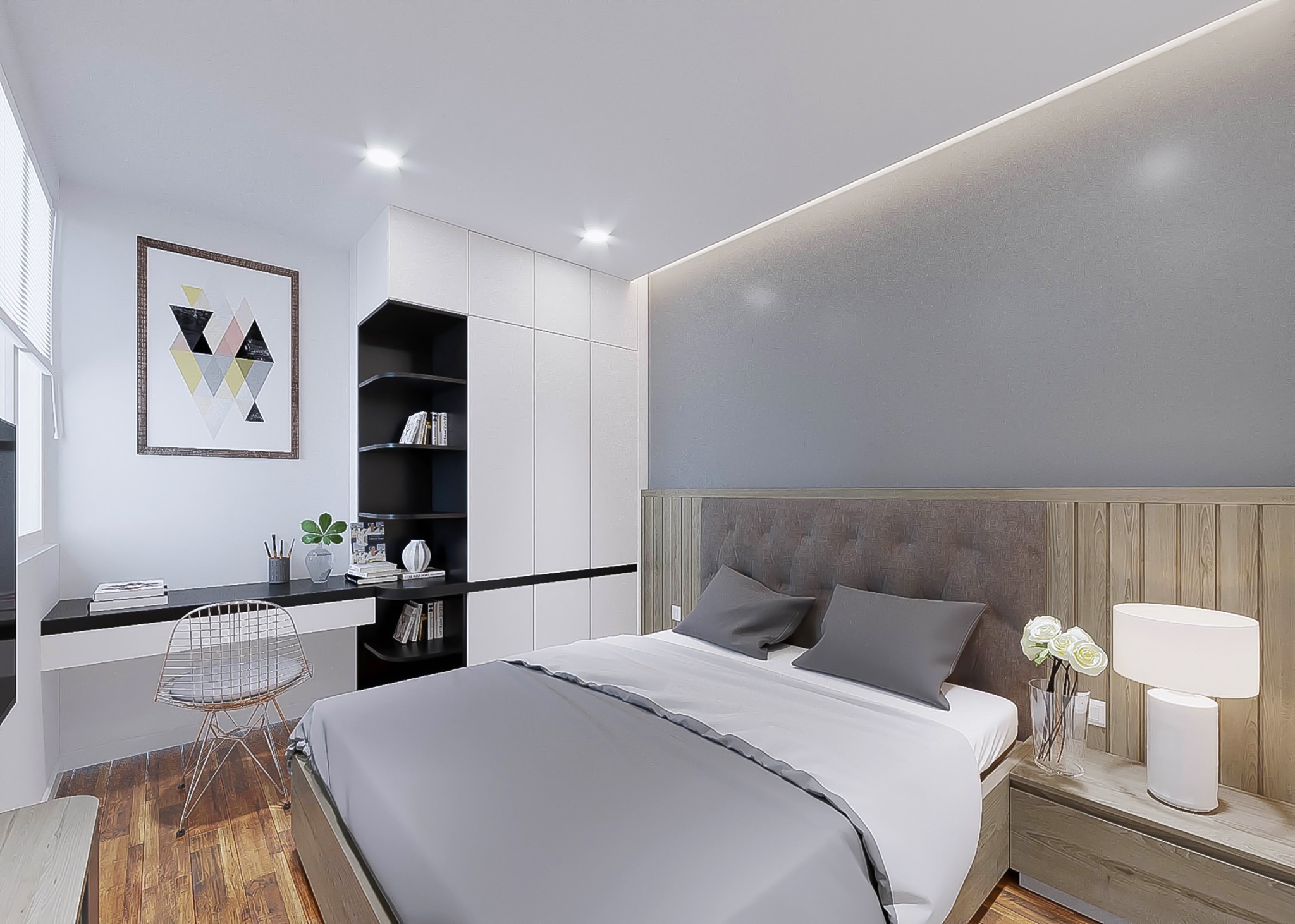 SP HOMES - Check out this seamless bedroom design concept...