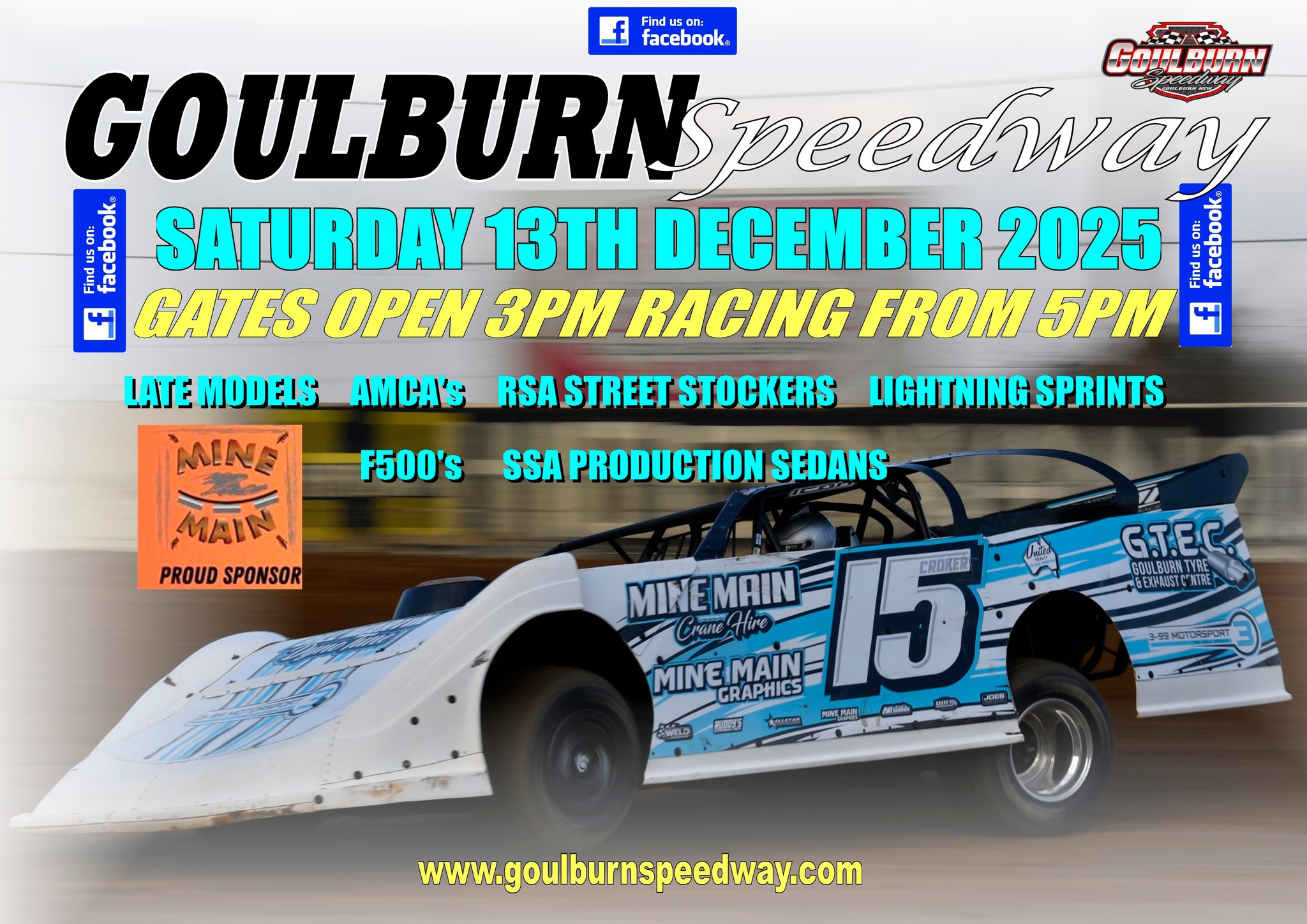 Goulburn - Nominations for this Saturday are all in great fields LT ...