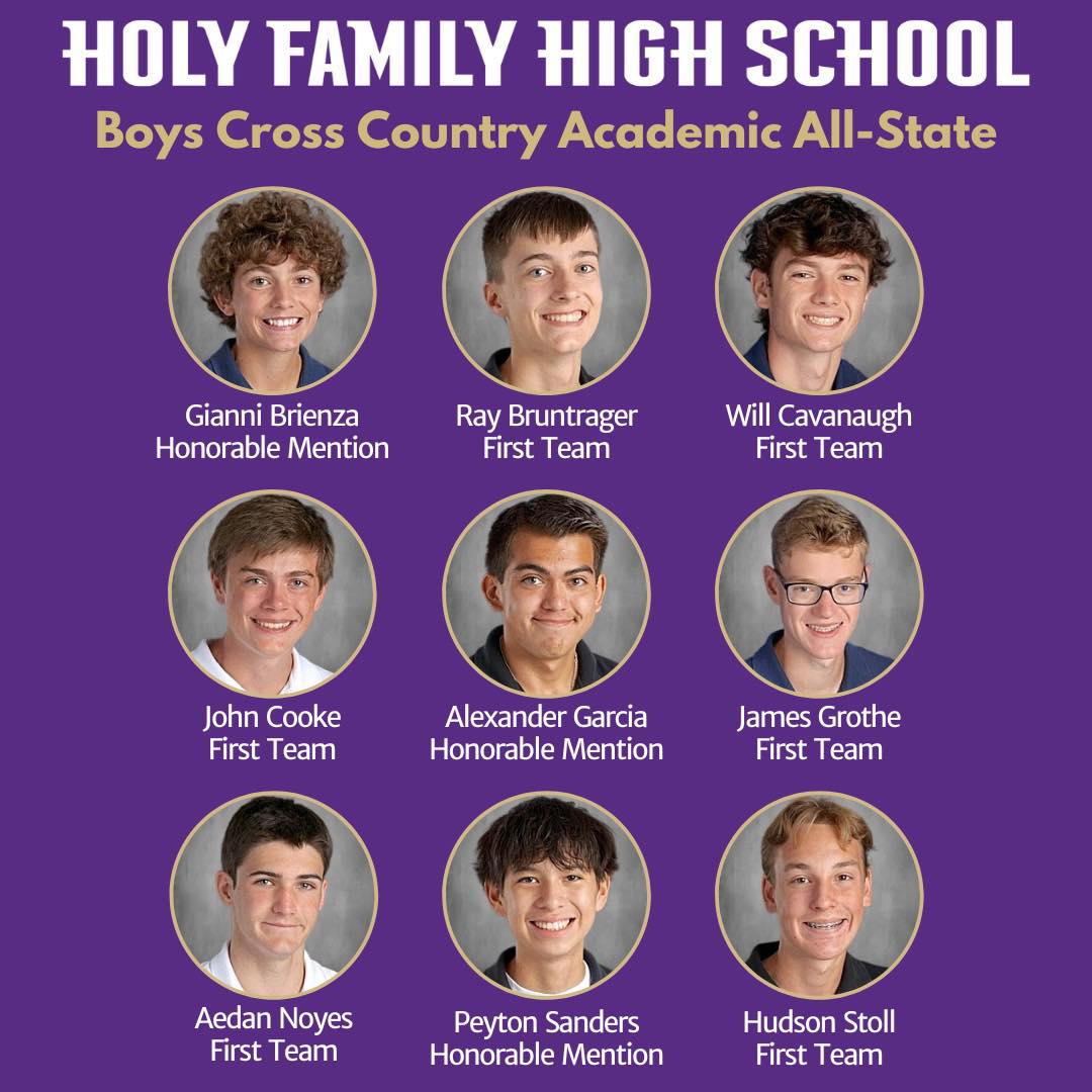 Holy - Congratulations to Holy Family’s boys cross country team! | Facebook
