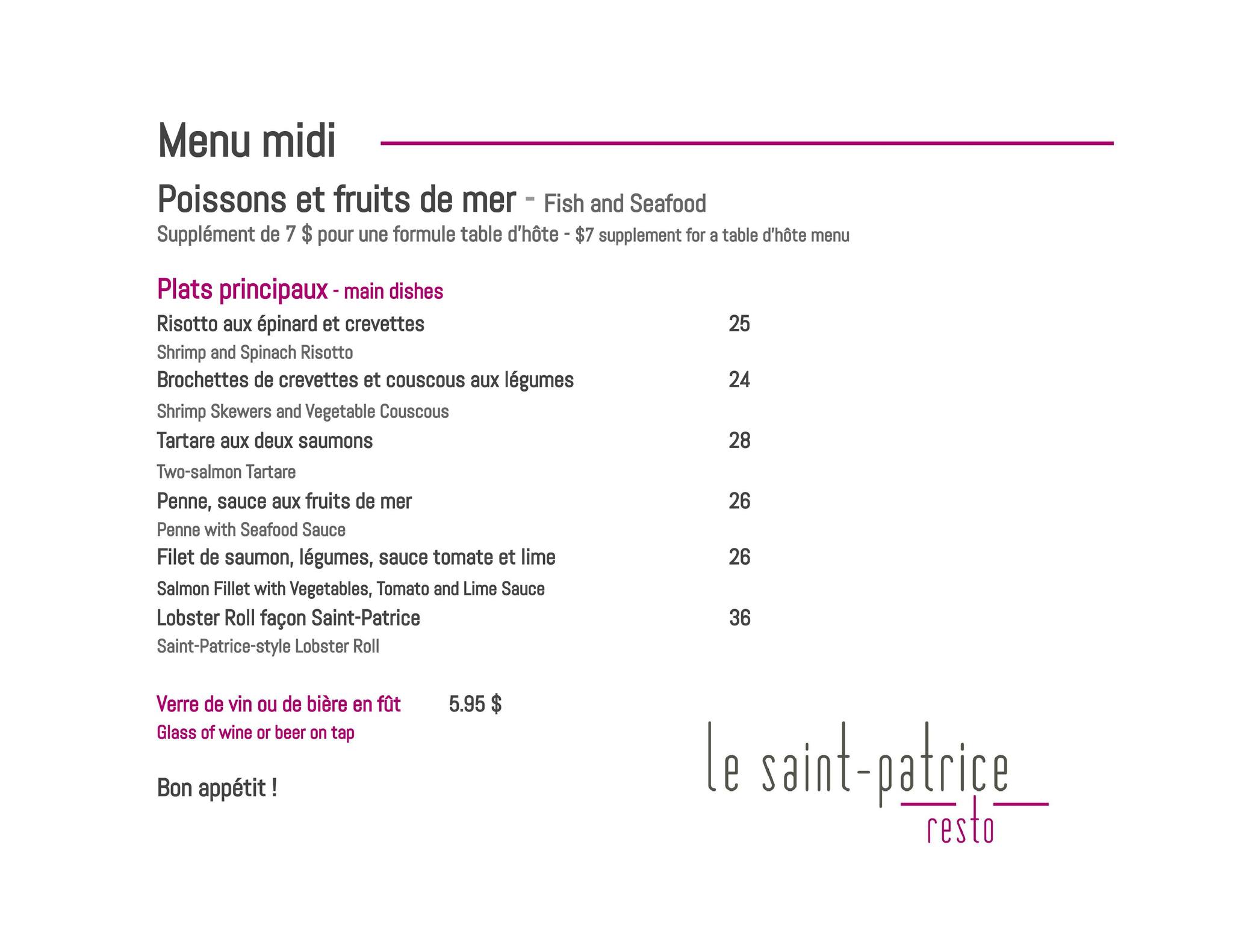 Restaurant - En ce début d'été, nous avons un nouveau menu midi à la ...