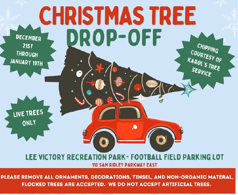 Smyrna, - Live Tree Drop-Off Information We will accept live trees for ...