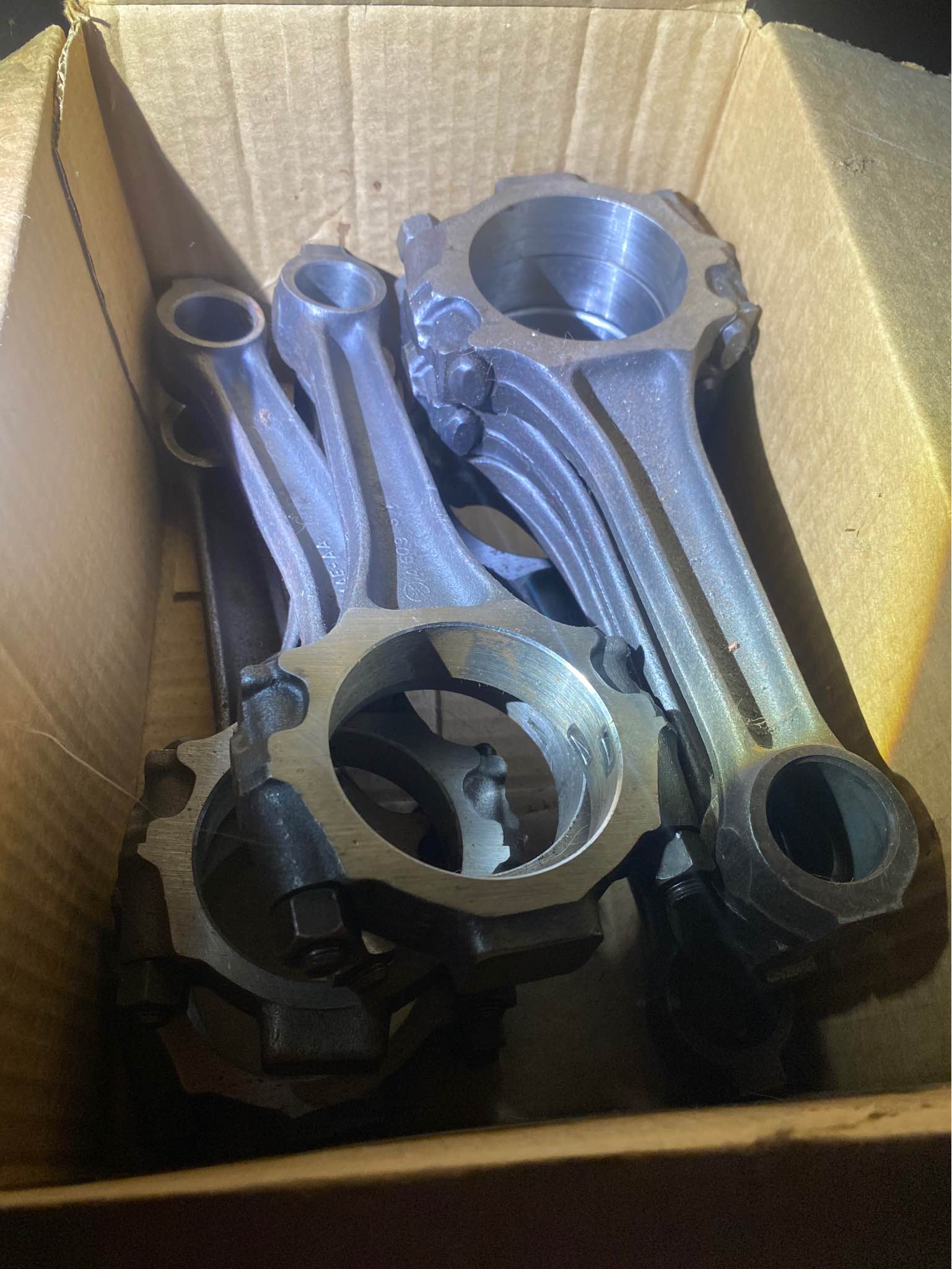 Ford 351w 5.8 roller engine block, crank and rods. In poplar grove IL ...