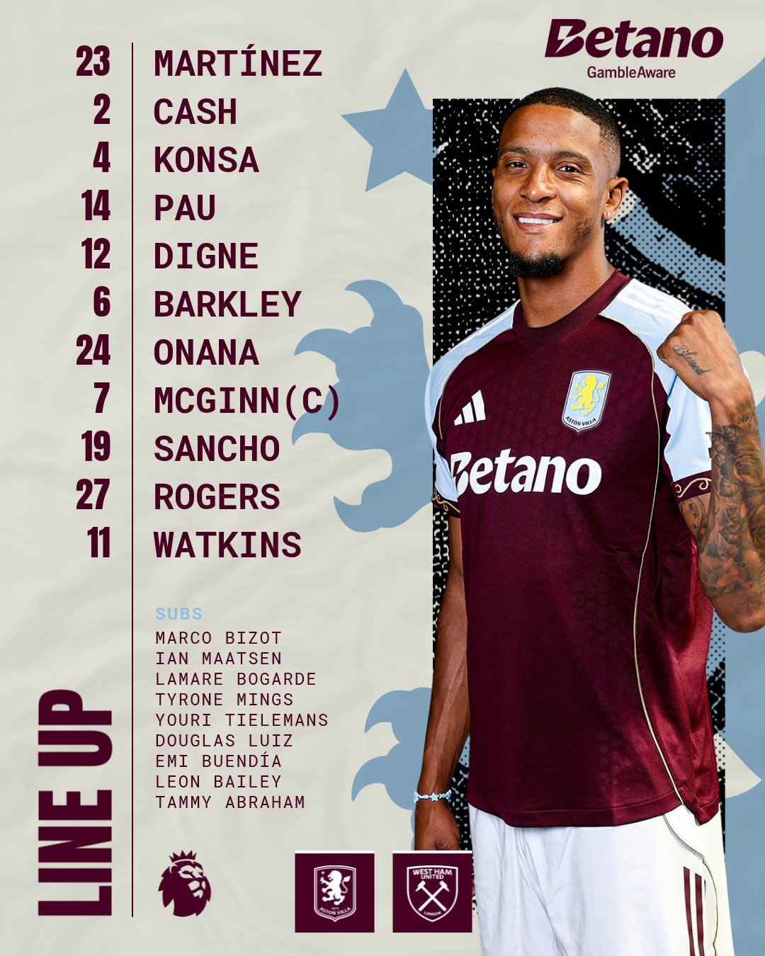 🔴 Pau Torres is set to make his 100th appearance for Aston Villa