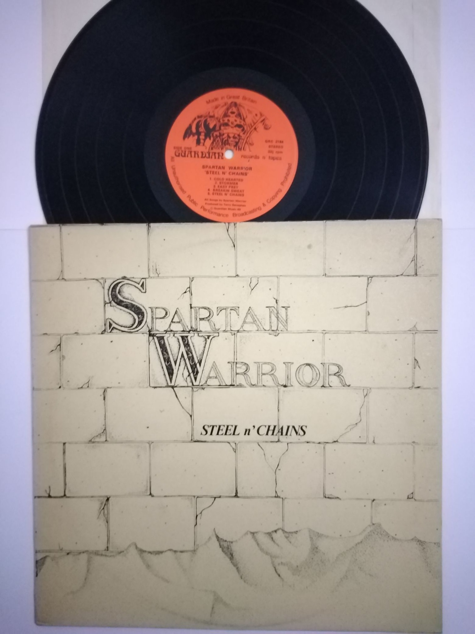SPARTAN WARRIOR LP 1983. my copy. #bandoftheweek