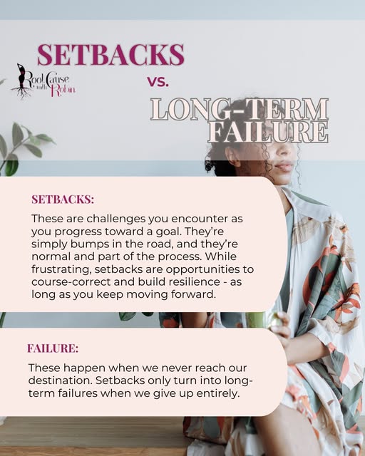 🚧 Setbacks ≠ Failure 🚧 The... - Root Cause with Robin | Facebook
