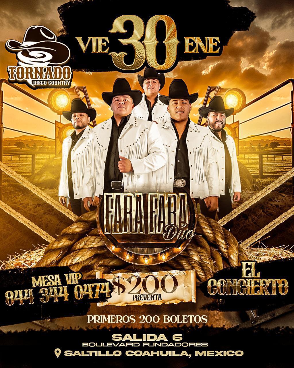 Tornado Disco Country | Saltillo