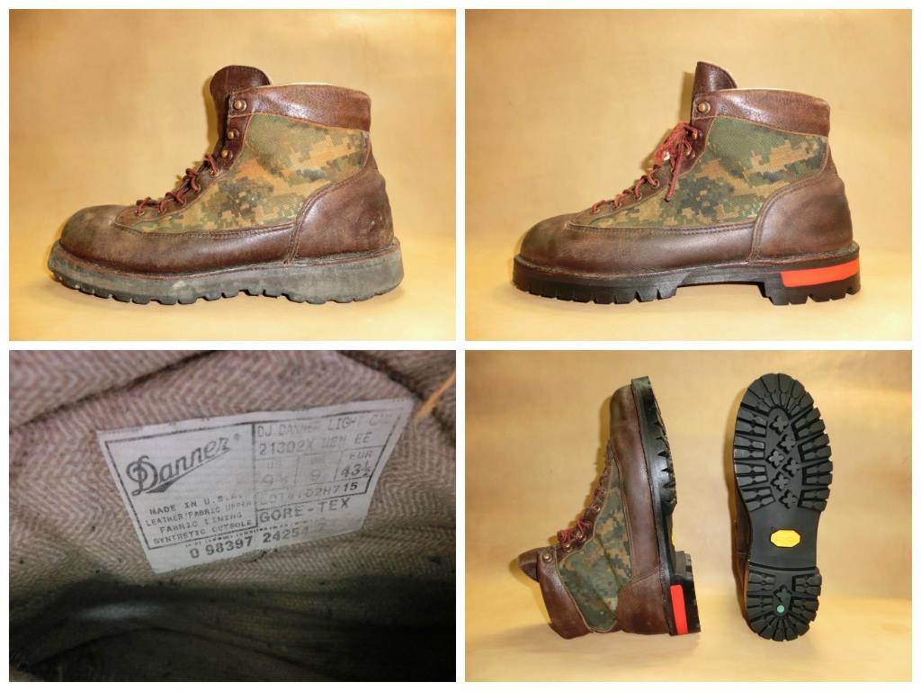 ダナーブーツ ダナー ライト カモフラ ナカダ商会 - DANNER LIGHT