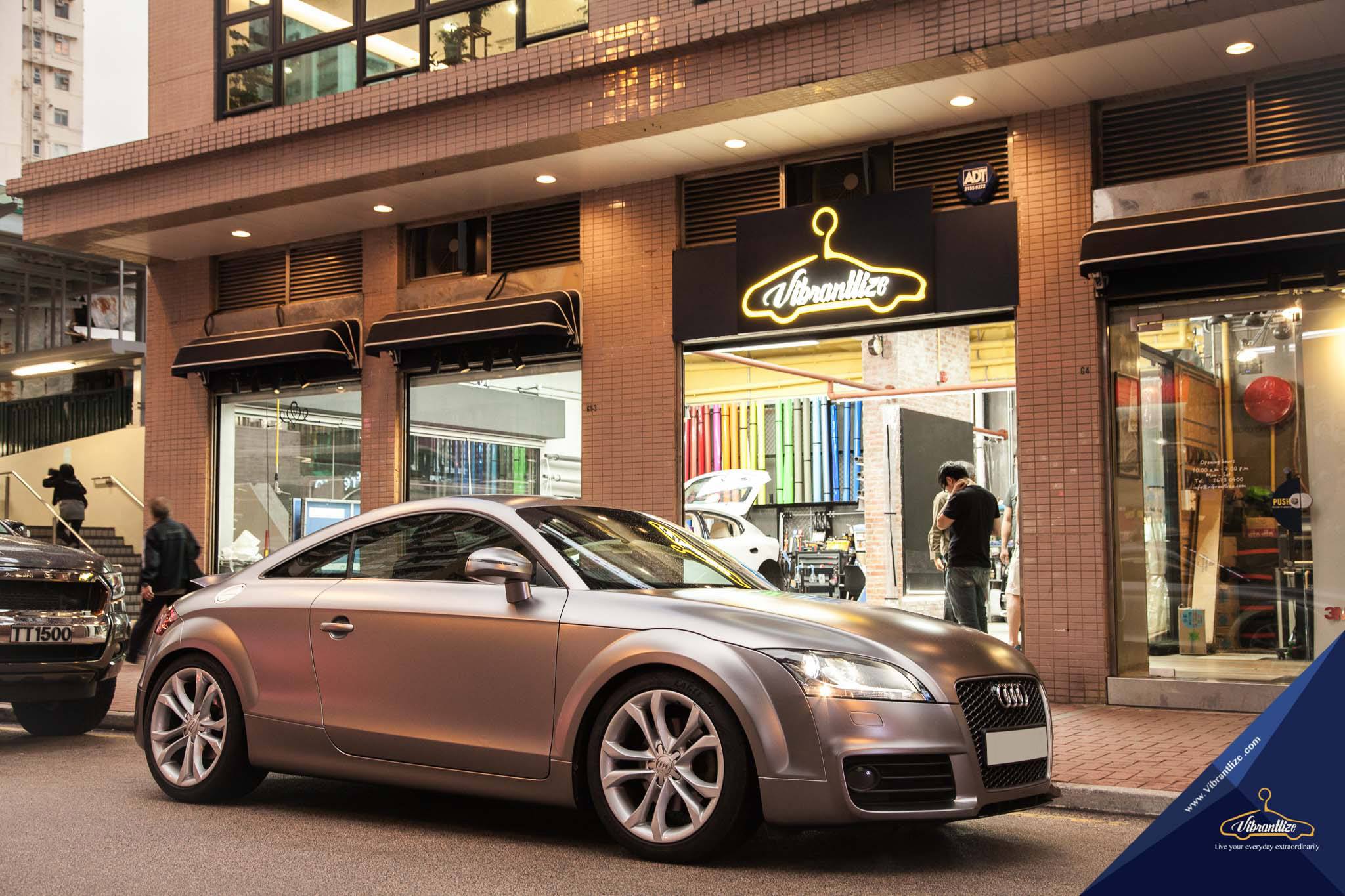Audi TT ➖➖➖ ▪️Full wrap in TeckWrap Satin Pearl White/Pink