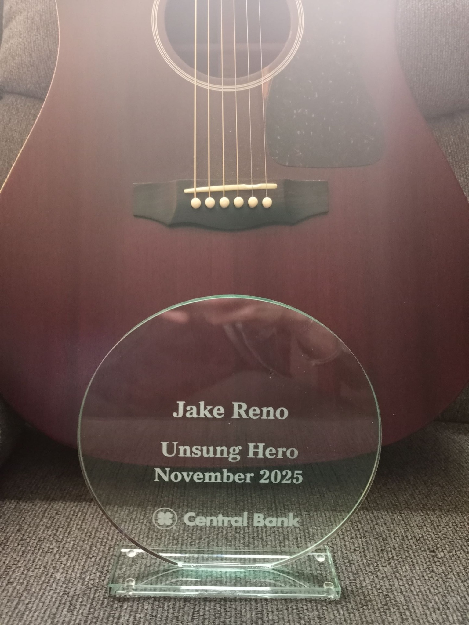 Jake Reno Music - I'm very thankful for this award and... | Facebook