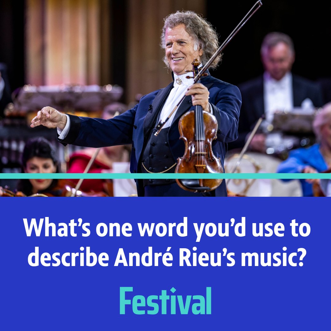 Iowa - What's one word you'd use to describe André Rieu's music? Enjoy ...