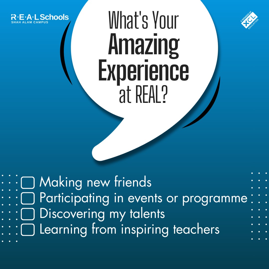 REAL - 💬 What's Your Amazing Experience at REAL? 💙 At R.E.A.L Schools ...