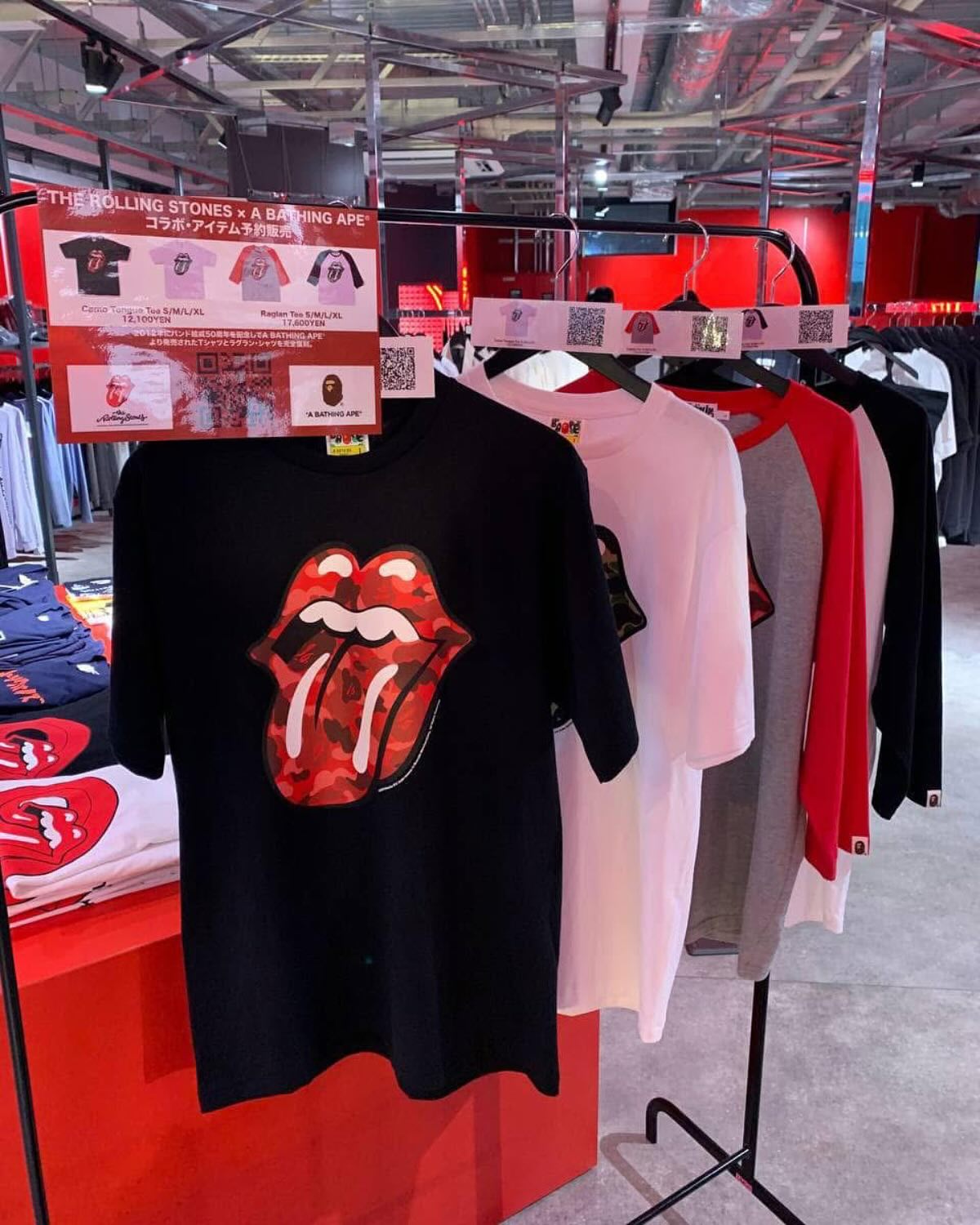 Streetwear - BAPE JAPAN x THE ROLLING STONES NEW EXCLUSIVE 