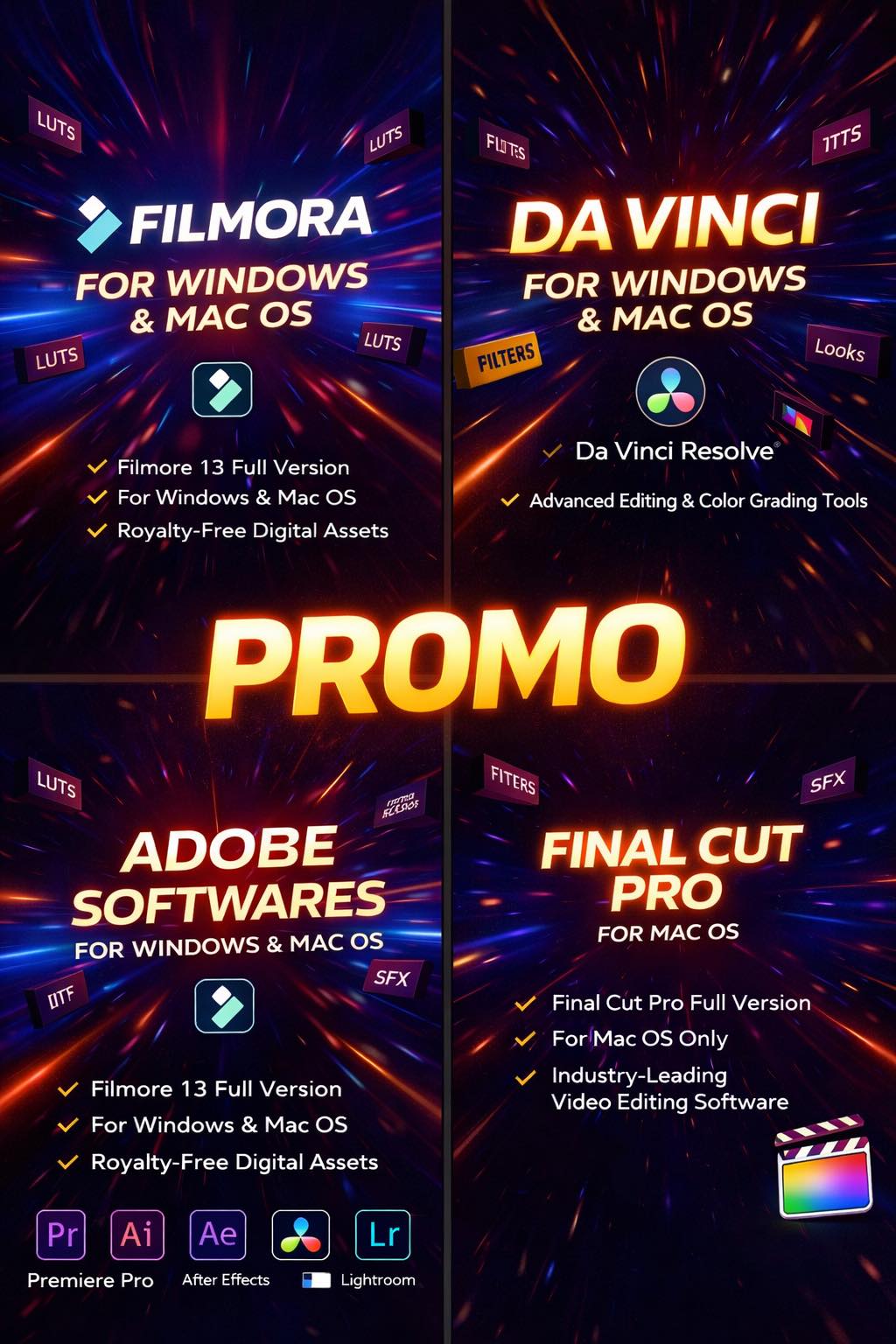 🔥 VIDEO EDITING SOFTWARE PROMO! 🔥... - Digital Files Graphics | Facebook