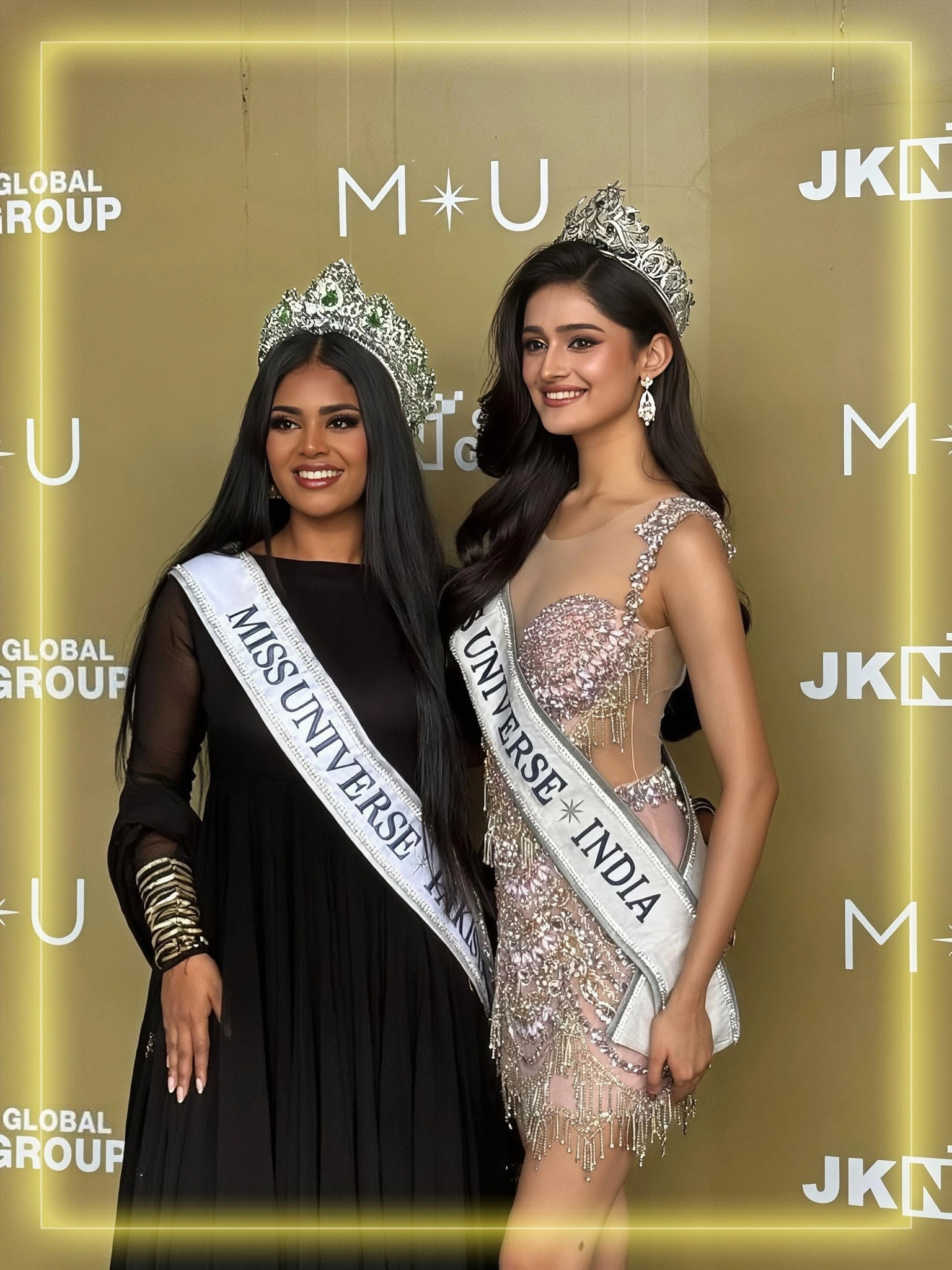 Philippine - LOOK : Miss Pakistan 🇵🇰 Roma Riaz and Miss India 🇮🇳 Manika ...