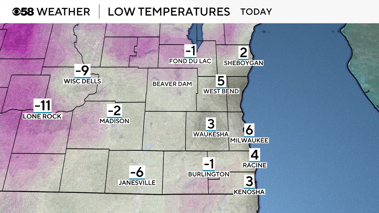 Meteorologist - This morning's lows were the coldest of the year so far ...