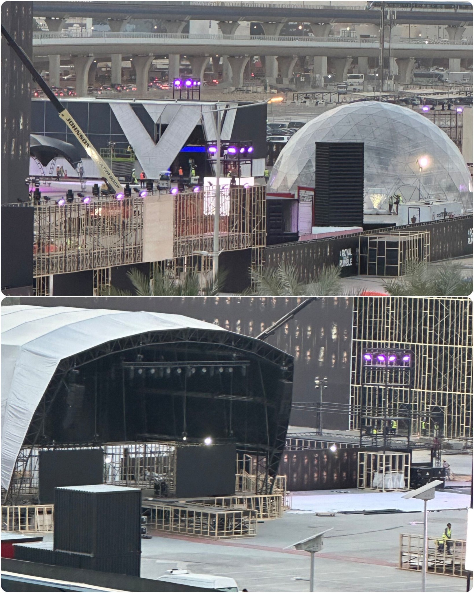 WWE Heel YARD - A look at the Royal Rumble 2026 stage/set... | Facebook