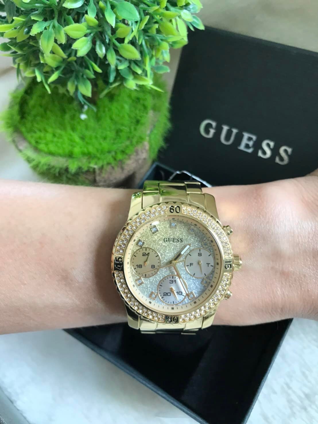 สวยหรูค่า💛🧡 ⌚️ GUESS ของแท้ 💯 ...⭕️ หน้าปัด 38 mm #พร้อมส่งค่ะ 💥 รับ ...