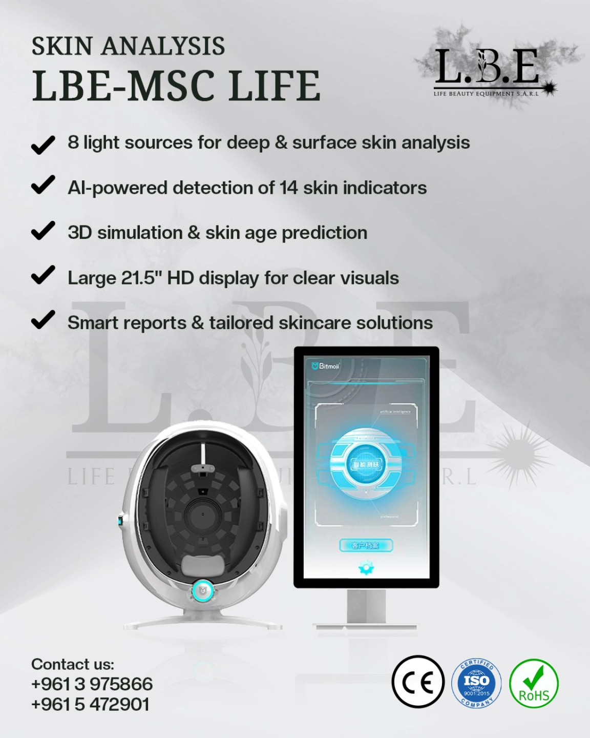 Life - Discover the Future of Skin Analysis! The LBE-MSC LIFE combines ...
