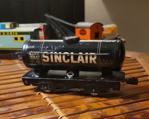 NICE Marx Sinclair Tank Train Car Tin Litho SDRX 19847 Tanker Gas Oil ...