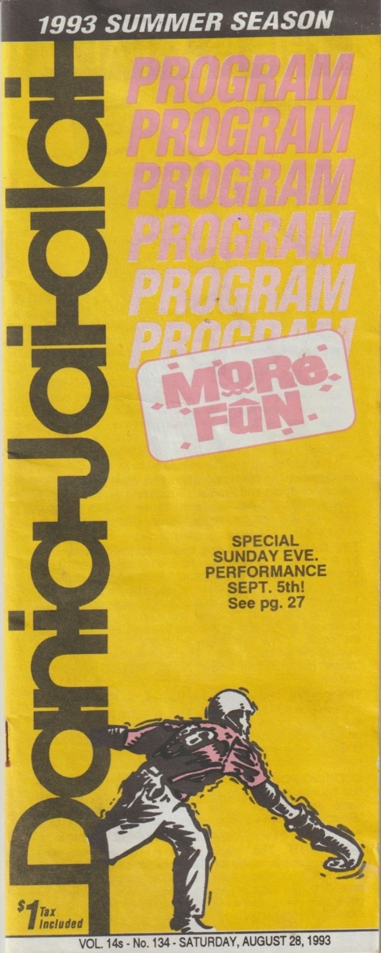 Jai-Alai Heaven - Dania Jai-Alai Program August 28th 1993... | Facebook