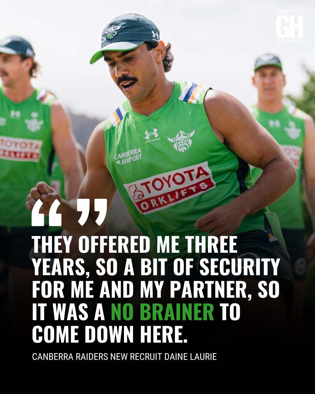 New Raiders recruit Daine Laurie... - Canberra Raiders News | Facebook