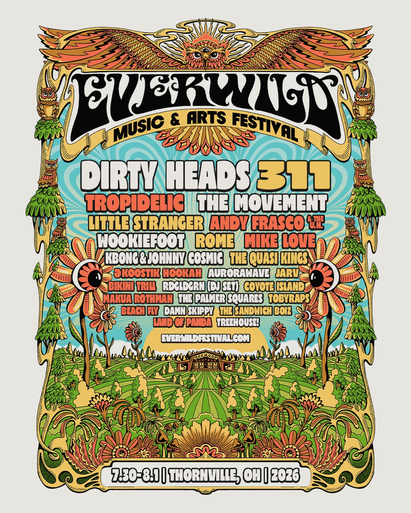 Here we go OHIO!! We're excited to return to Everwild Music