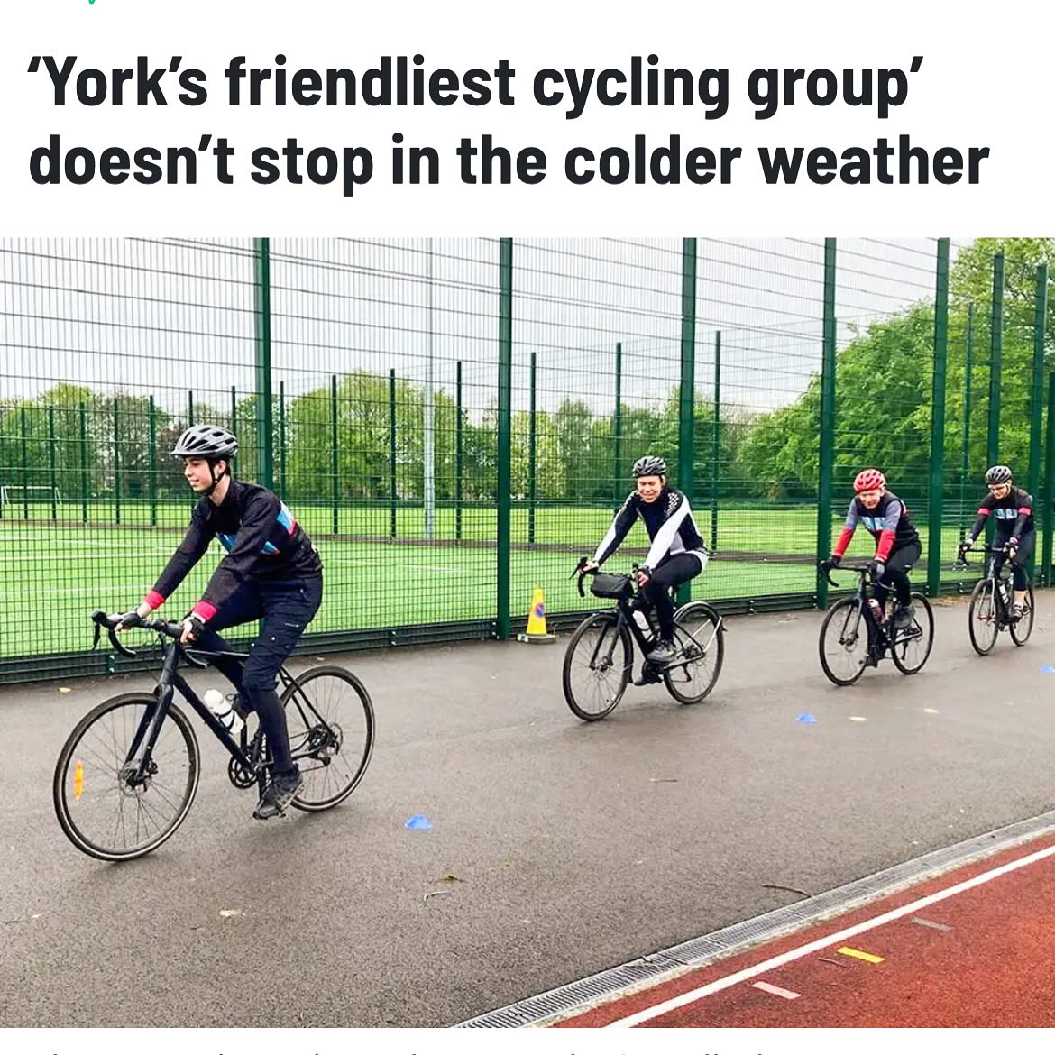 York Rouleurs - An eventful ride, to say the least. Safe journey back ...