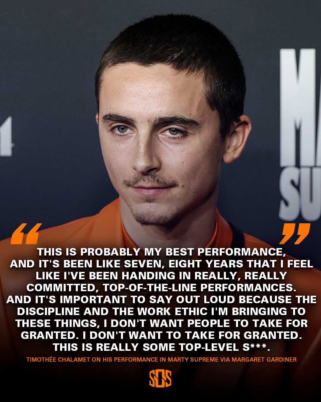 Timothée Chalamet says his performance... - Screen Off Script | Facebook