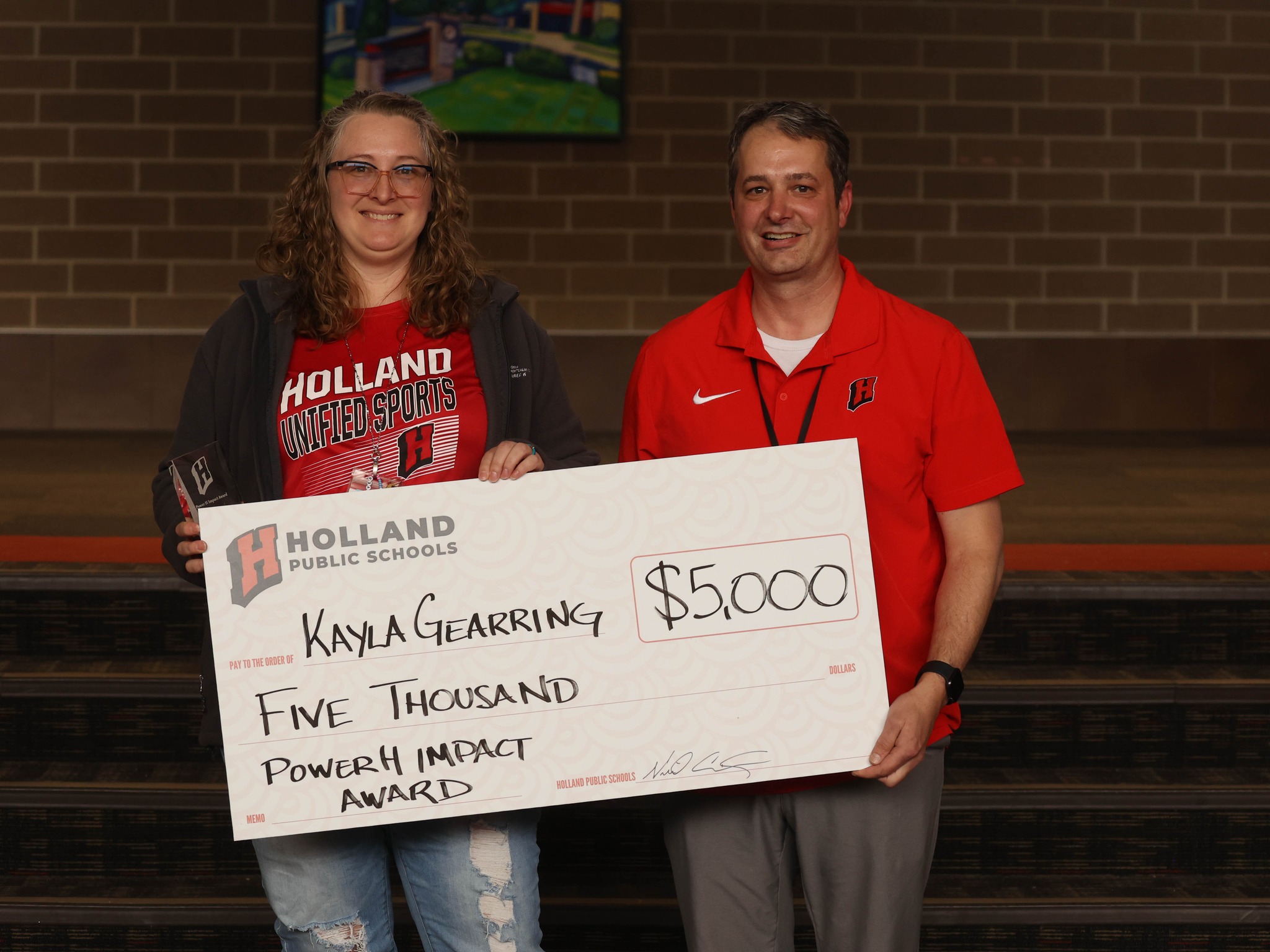 Holland - The 2024 Power H Impact Award winner was Kayla Gearring. She ...