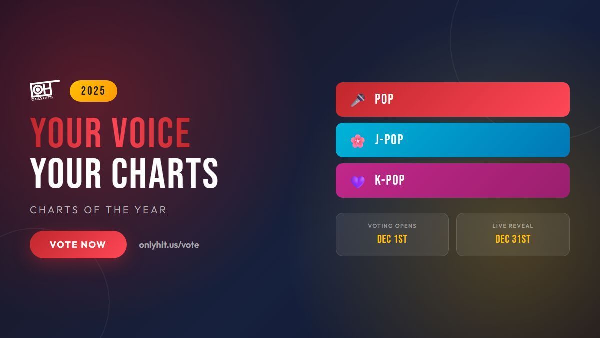 Only - 🎉 VOTING IS NOW OPEN! 🎉 Your Voice, Your Charts - Charts of the ...