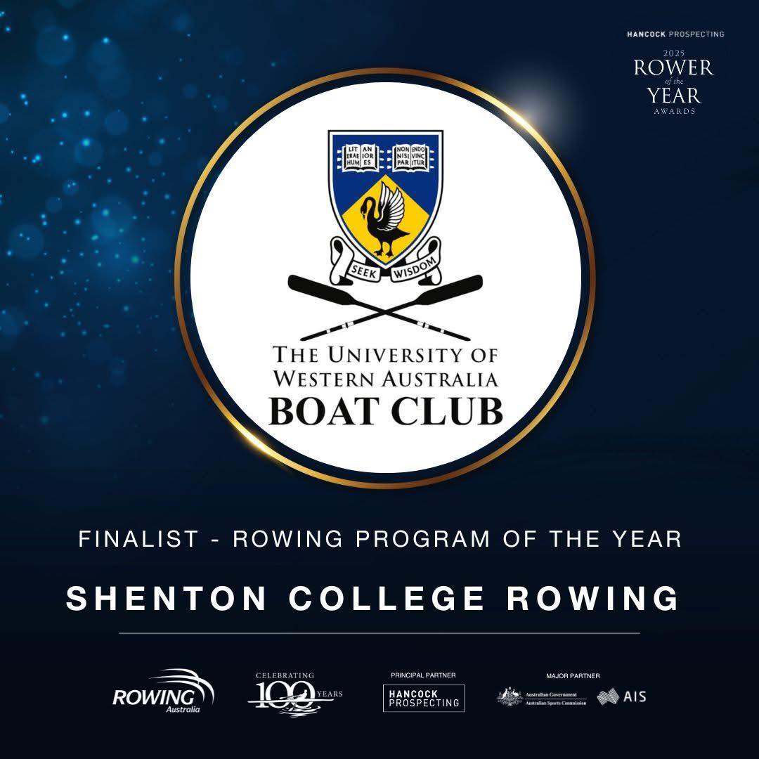 The UWA - Finalist for Rowing Program of the Year at the 2025 Rower of ...
