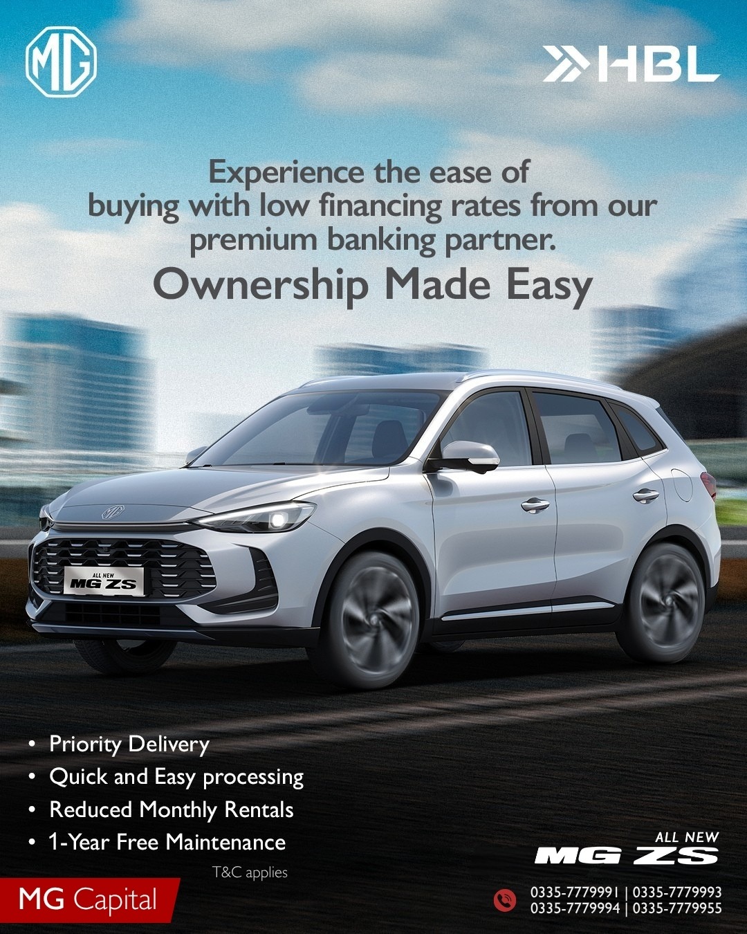 🚘 Ownership Made Easy with the All-New MG ZS! Your premium