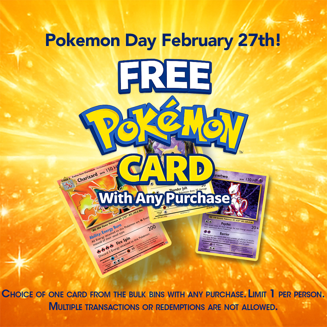 Disc - 🎉⚡ It’s Pokémon Day – February 27th! ⚡🎉 Celebrate with us and ...