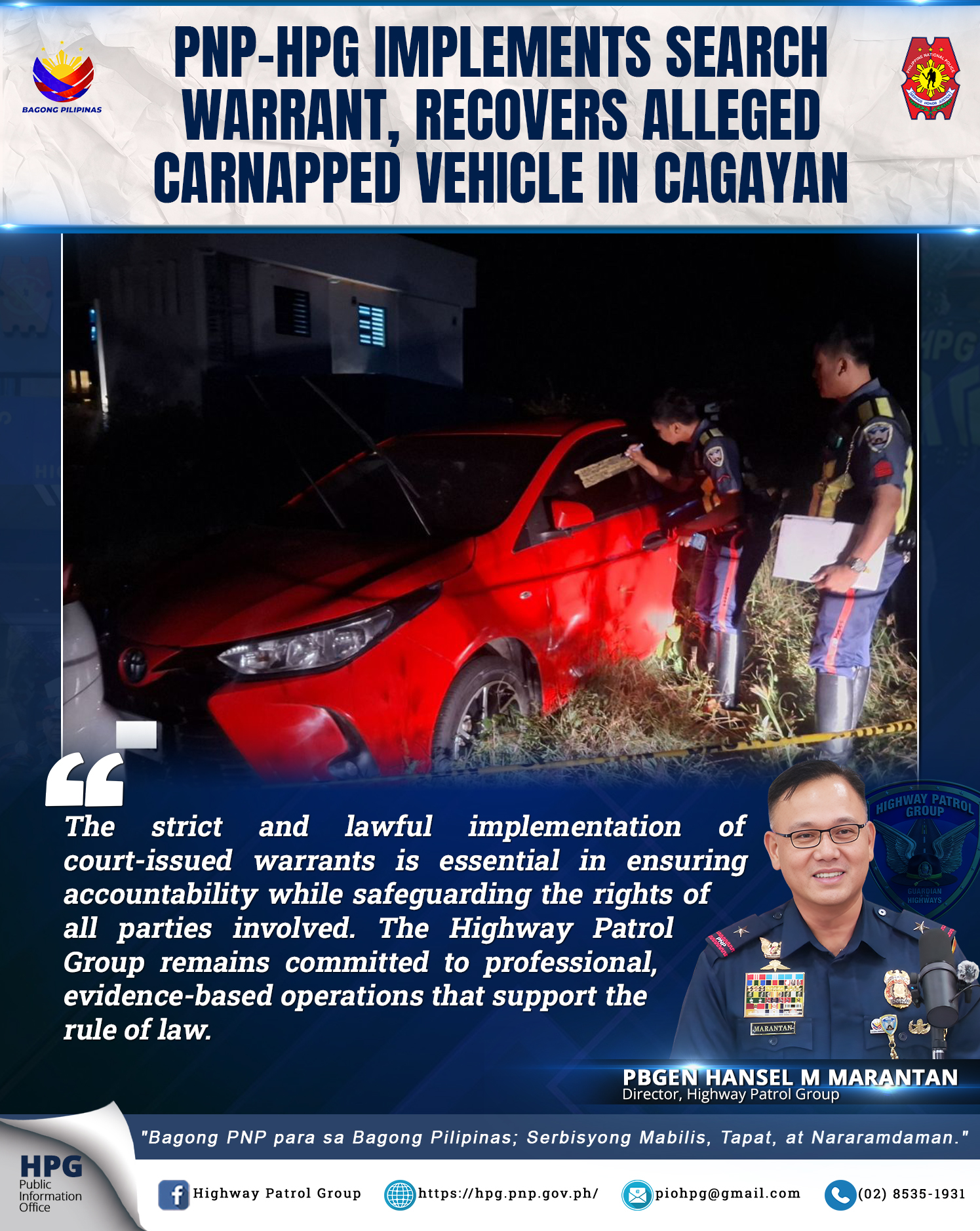 Press Release || February 9, 2026... - HIGHWAY PATROL GROUP | Facebook