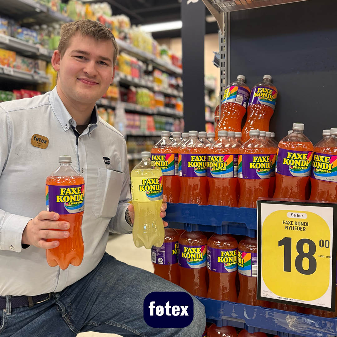 føtex - 😍🥤 NYHED I FØTEX FAABORG 🥤😍 Vi har netop fået de to nye Faxe ...
