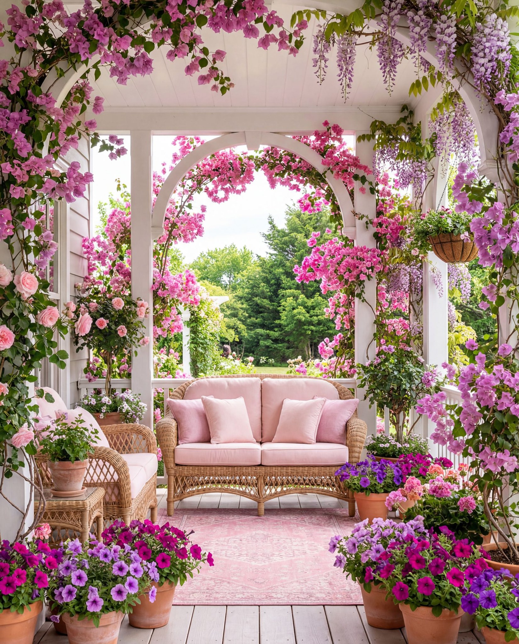 Tweet - A perfect portal to tranquility. 🌸 Layers of pink