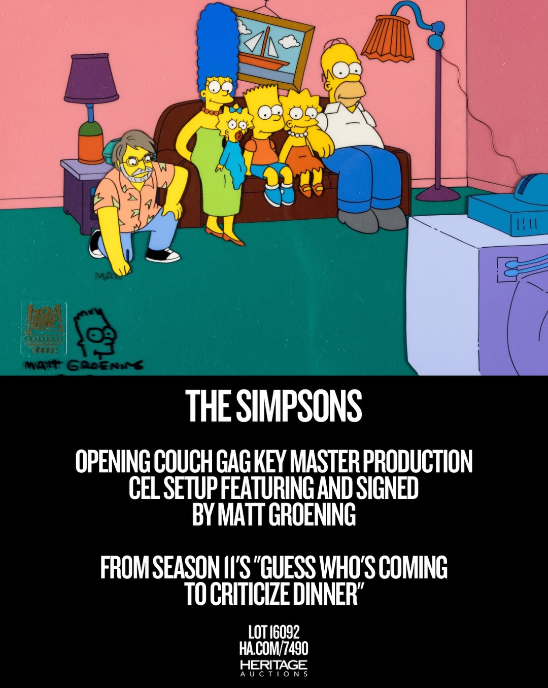 If you've ever wanted to own a piece of animation history, this is