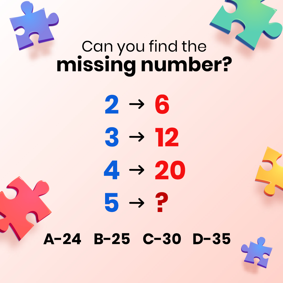 KidzByte - Kids Can you find the missing number? Write your answer and ...