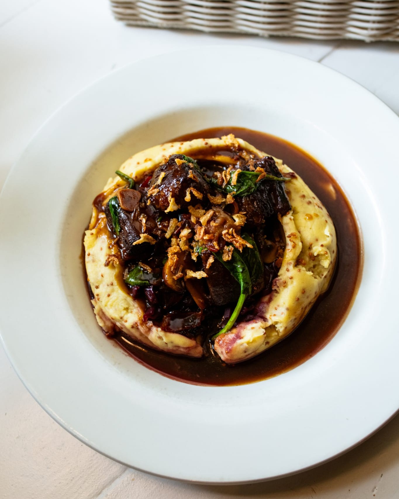 The White - Guinness-braised short ribs that melt in your mouth. 🍷🥩 📞 ...