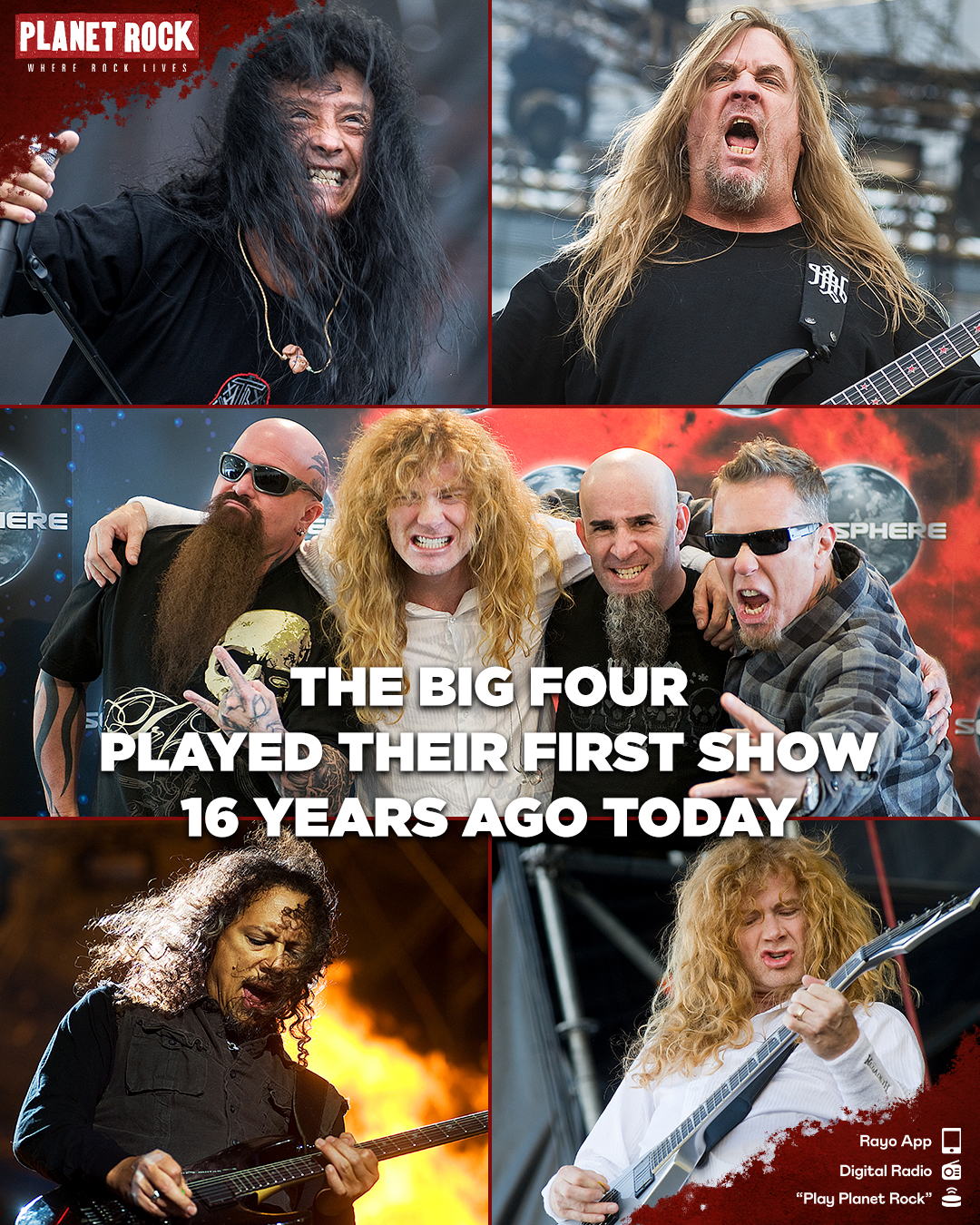 16 years ago today on Wednesday 16th June 2010, 'The Big Four' of