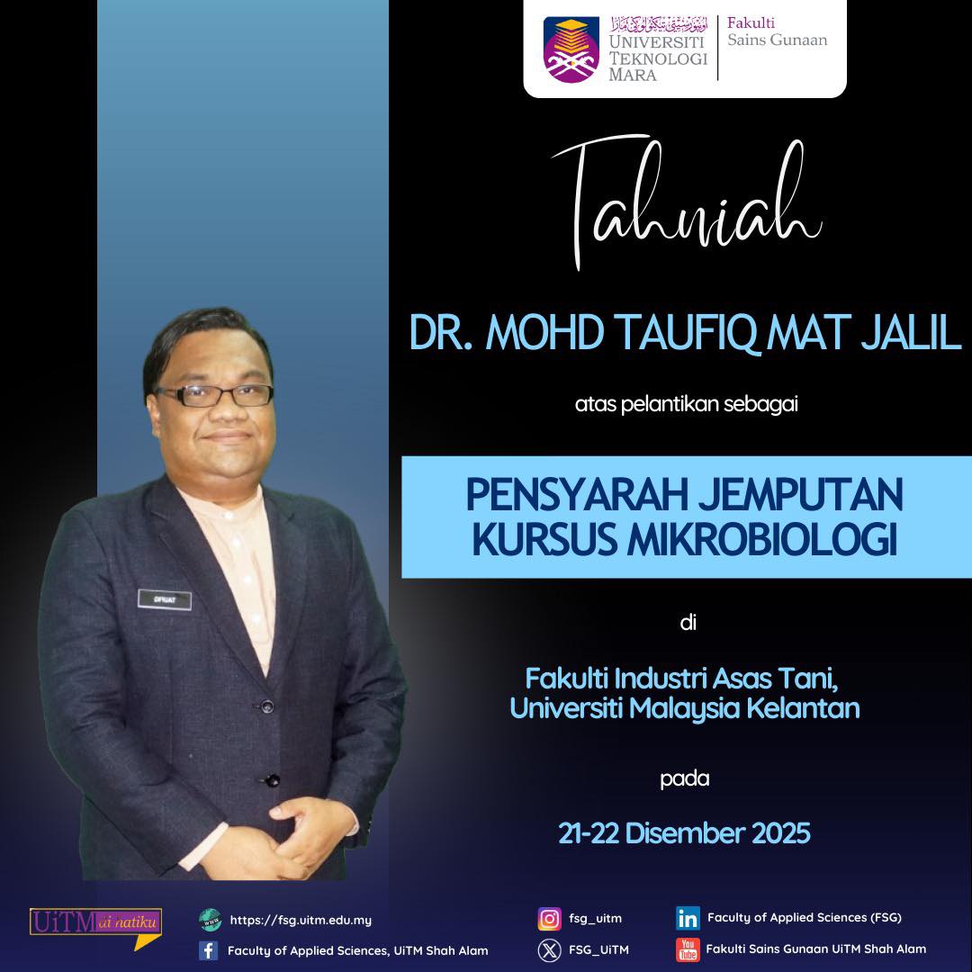 Faculty of Applied Sciences, UiTM Shah Alam | Shah Alam