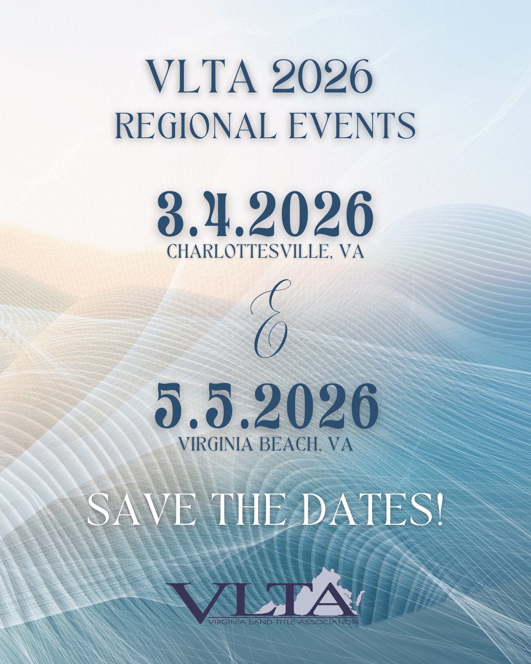 Virginia - Mark your calendars for the 2026 VLTA Regional Events! 🗓️ ...